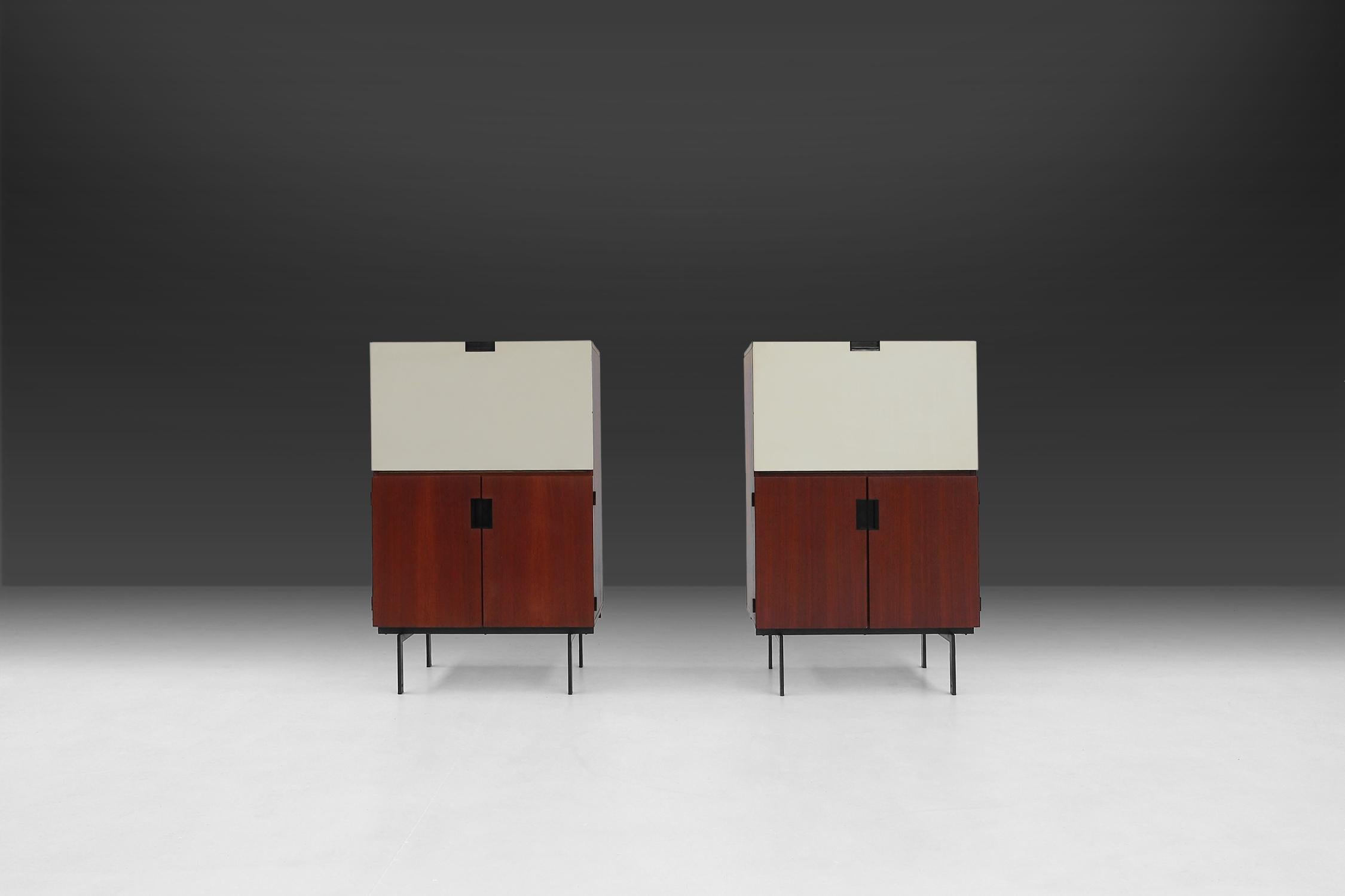 Set of Two Cees Braakman Cu07 Cabinets For Sale 13