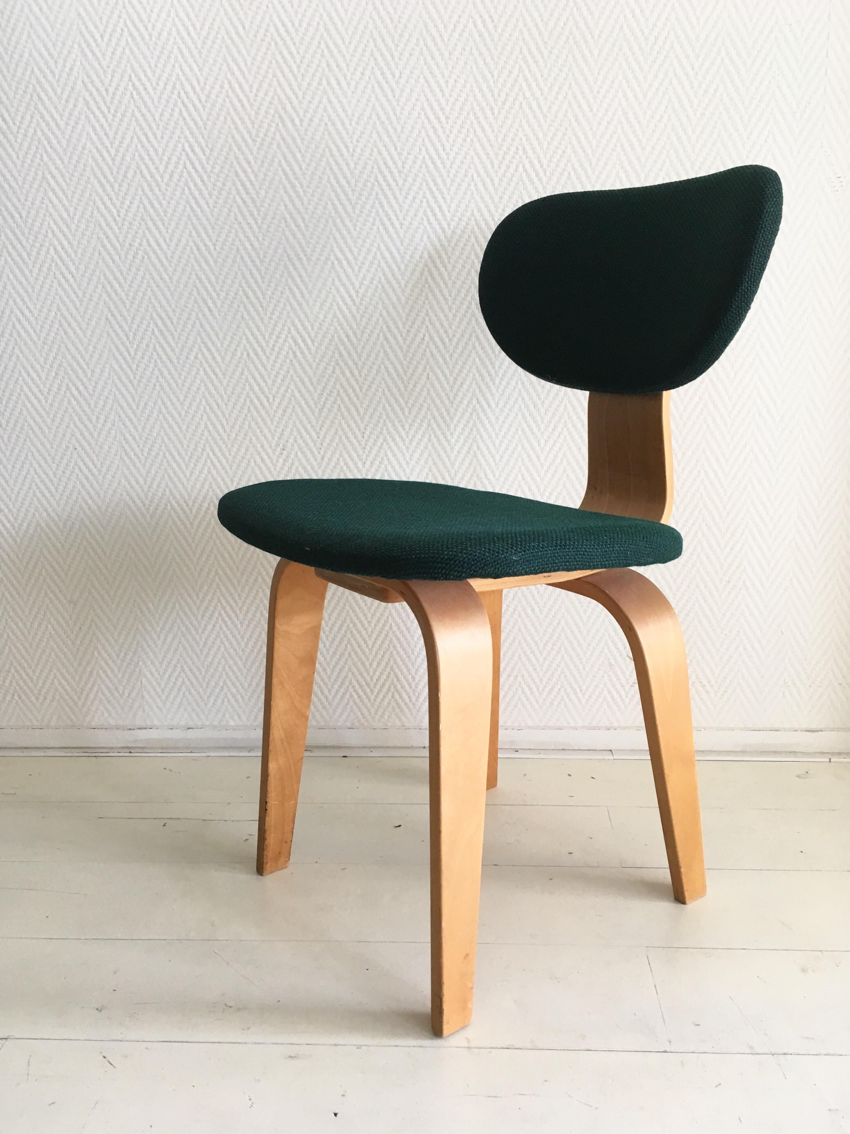 Dutch Set of Two Cees Braakman Dining Chairs for Pastoe, Model SB02, 1950s For Sale