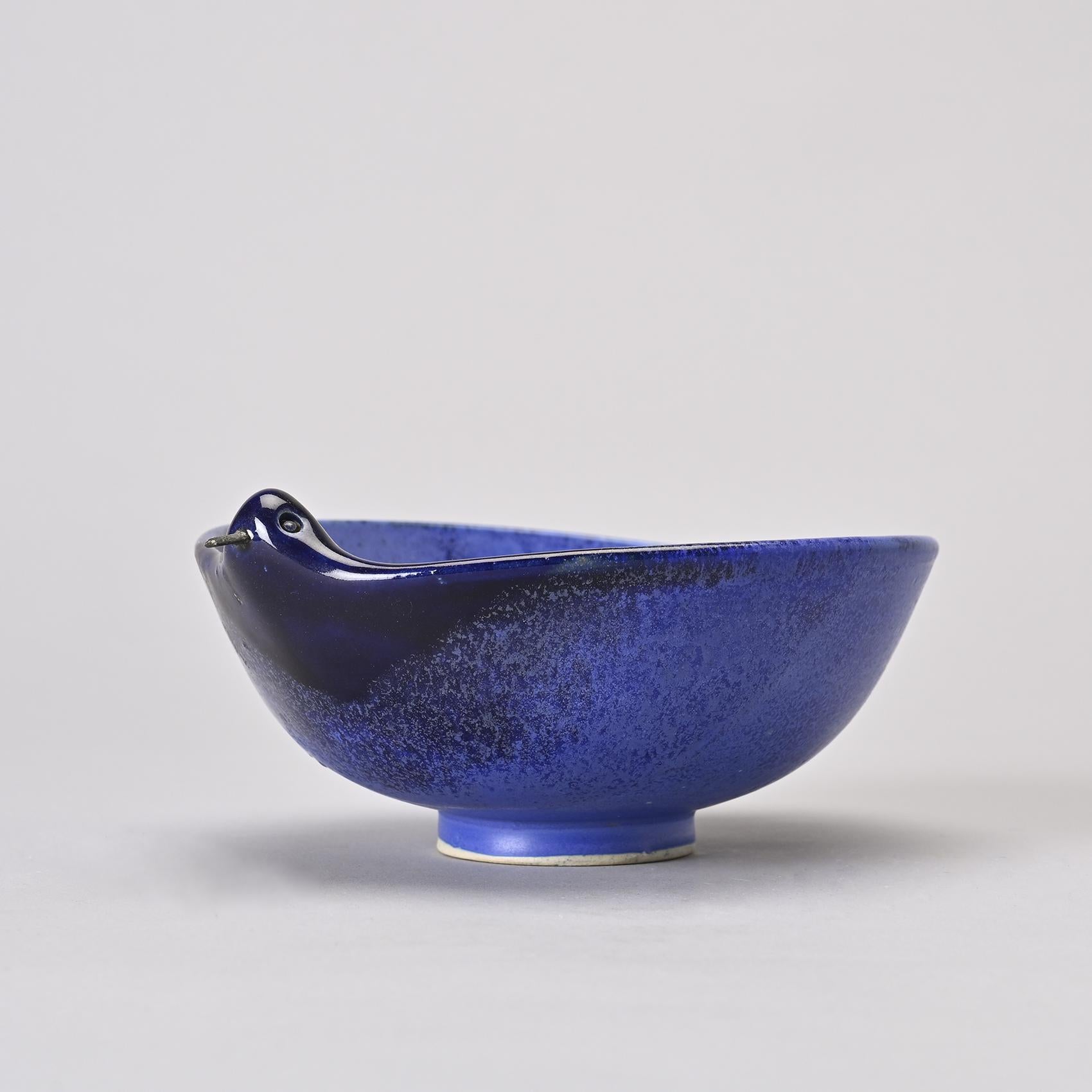 Set di due uccelli in ceramica di Gérald Olivier, Svizzera, circa 1970 in vendita 6
