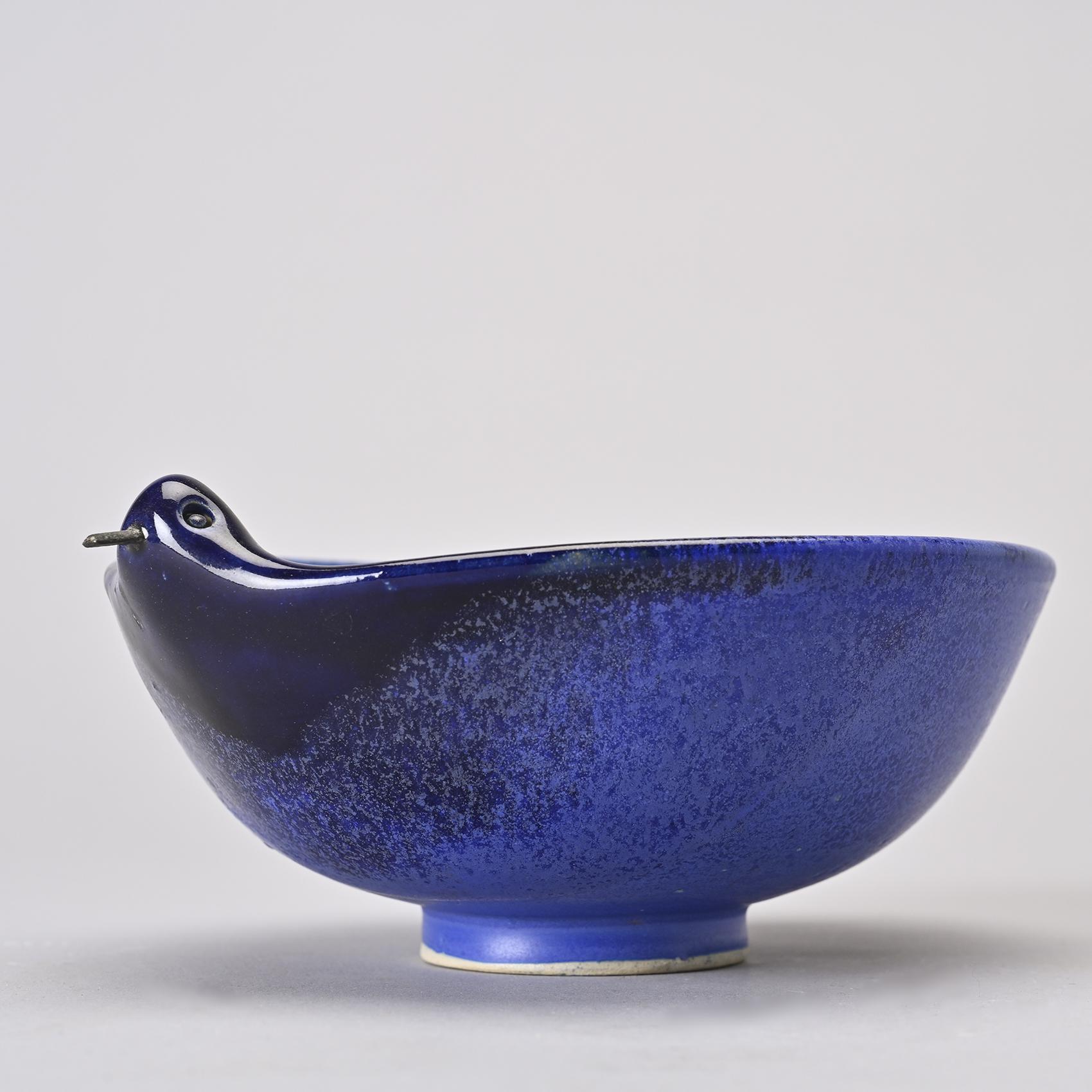 Set di due uccelli in ceramica di Gérald Olivier, Svizzera, circa 1970 in vendita 7