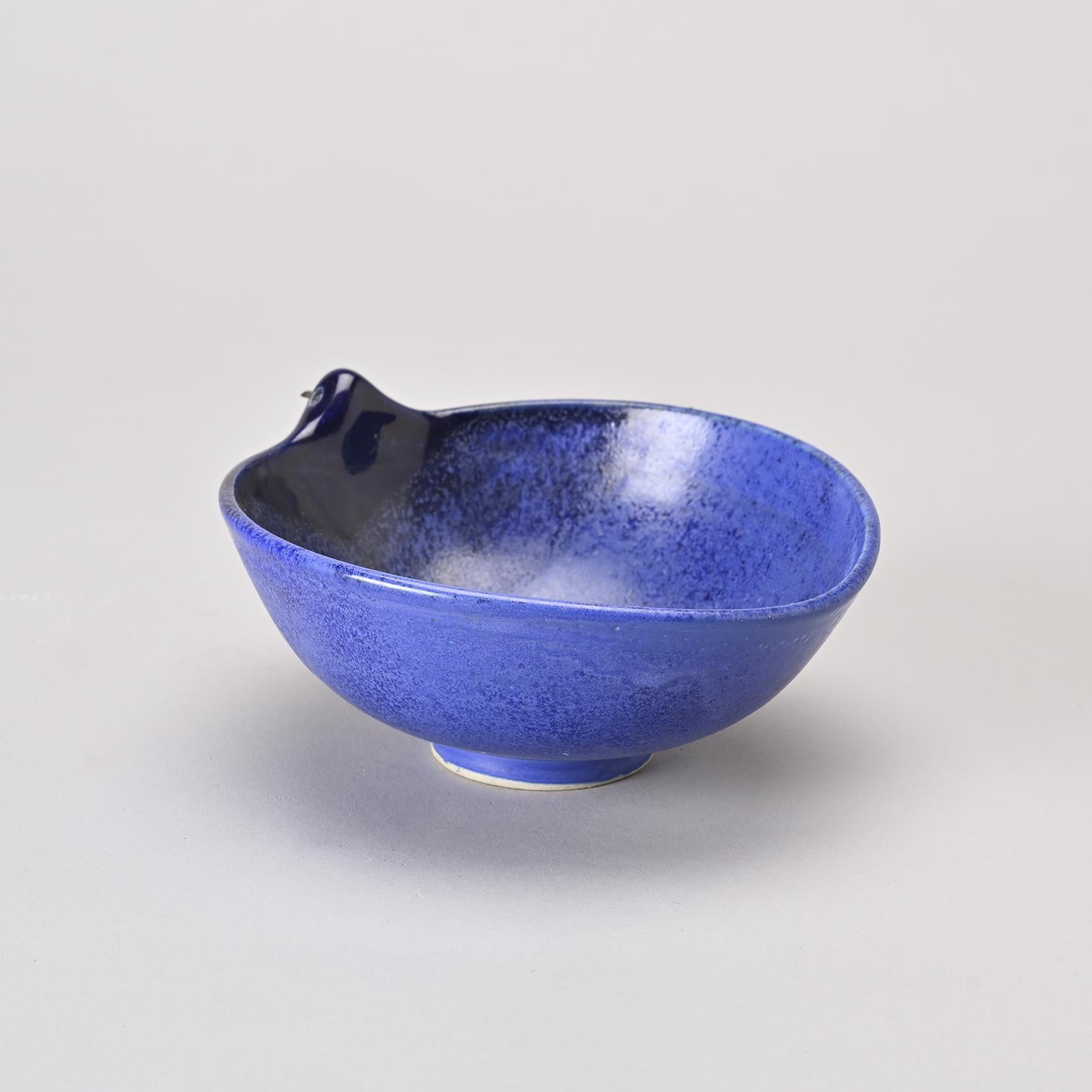 Set di due uccelli in ceramica di Gérald Olivier, Svizzera, circa 1970 in vendita 10