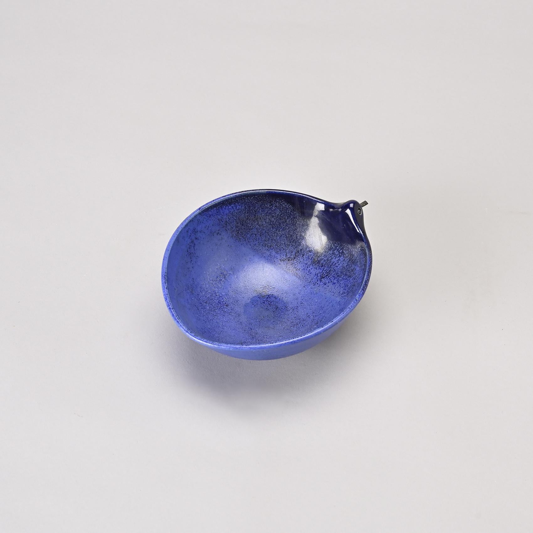 Set di due uccelli in ceramica di Gérald Olivier, Svizzera, circa 1970 in vendita 11