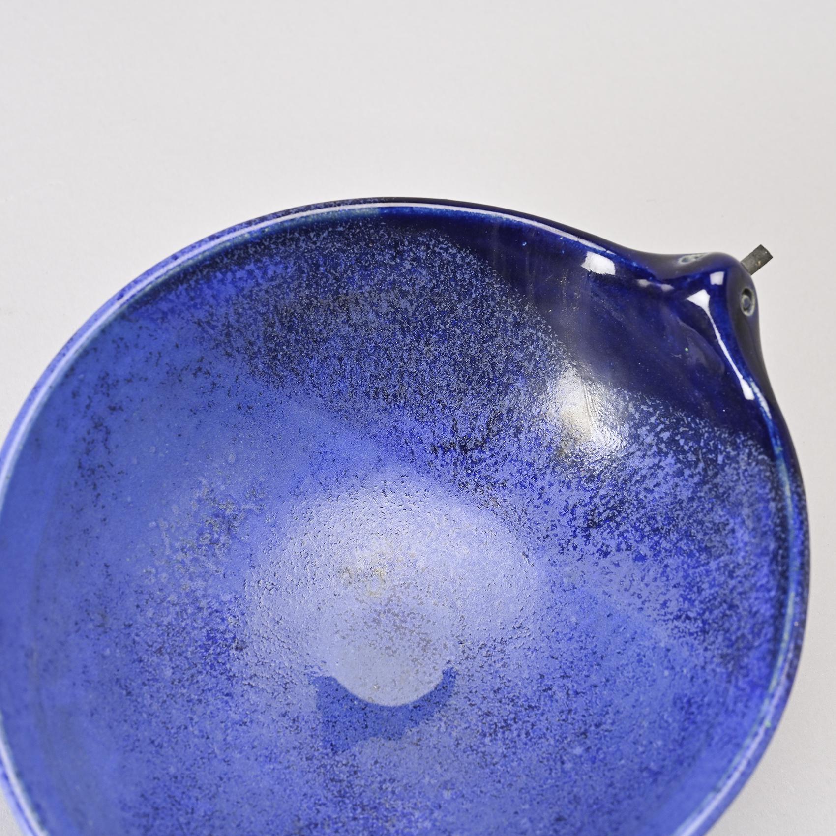 Set di due uccelli in ceramica di Gérald Olivier, Svizzera, circa 1970 in vendita 12