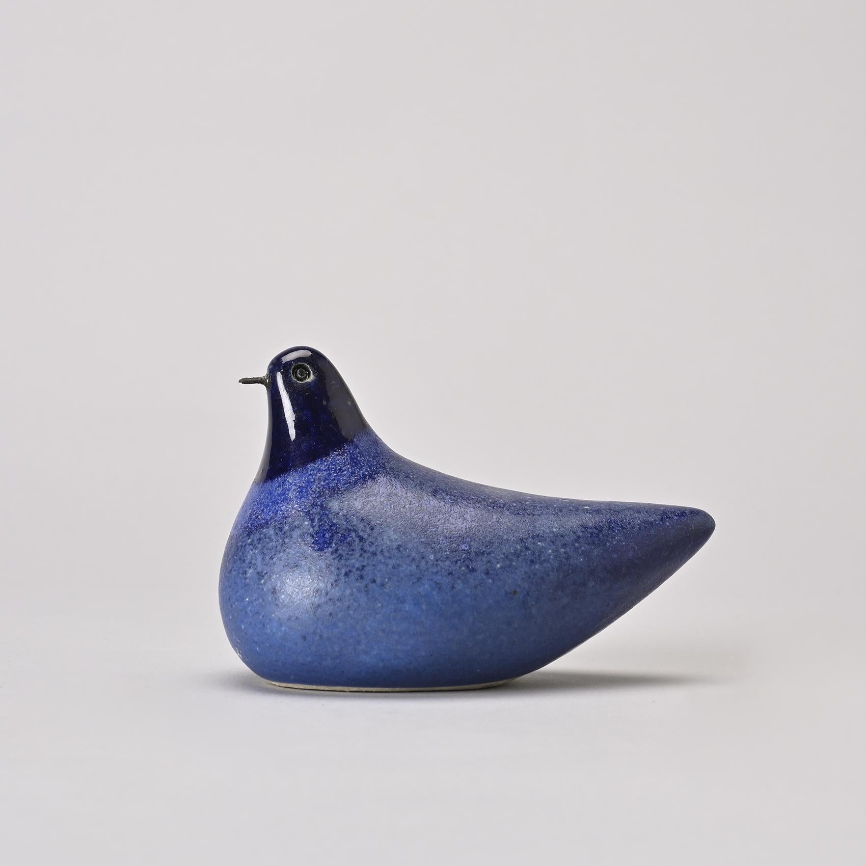 Mid-Century moderno Set di due uccelli in ceramica di Gérald Olivier, Svizzera, circa 1970 in vendita