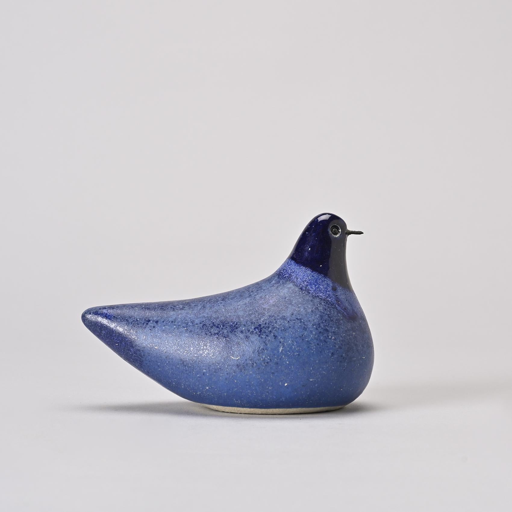 XX secolo Set di due uccelli in ceramica di Gérald Olivier, Svizzera, circa 1970 in vendita