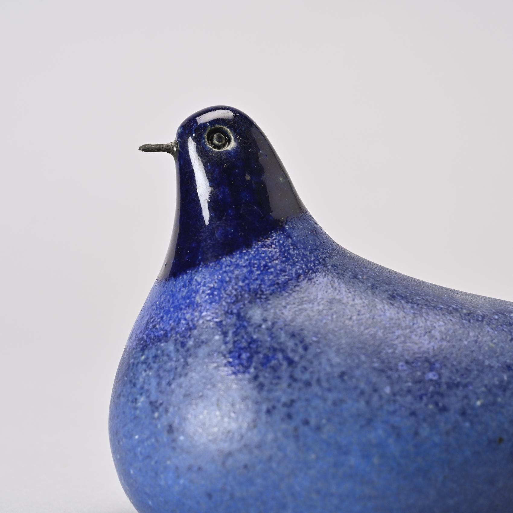 Set di due uccelli in ceramica di Gérald Olivier, Svizzera, circa 1970 in vendita 3