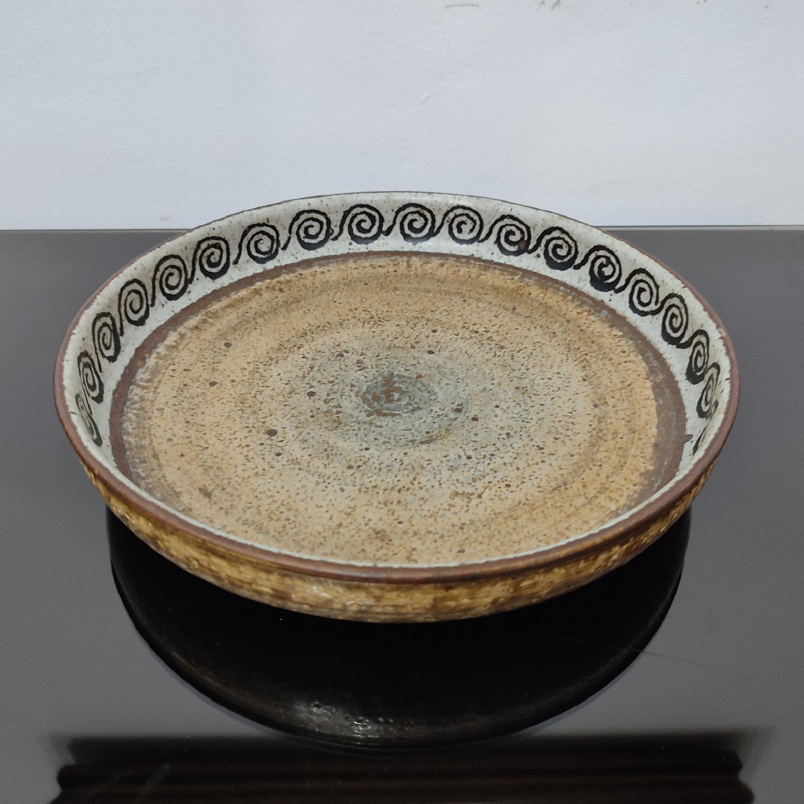 Set of Two Ceramic Bowls, Drejargruppen Rörstrand, 1974 In Excellent Condition For Sale In Bochum, NRW