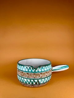 Set of two ceramic casserole, Robert Picault, circa 1950