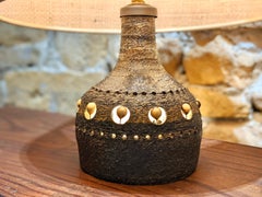 Ensemble de deux lampes en cramique de Georges Pelletier