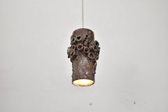 Set of Two Ceramic Pendants by Bodil Marie Nielsen, Denmark, 1950s