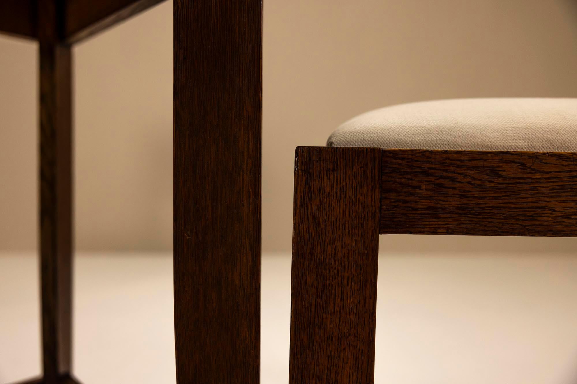 Set of Two Chairs and a Side Table by Pander, The Netherlands 1930s in vendita 7