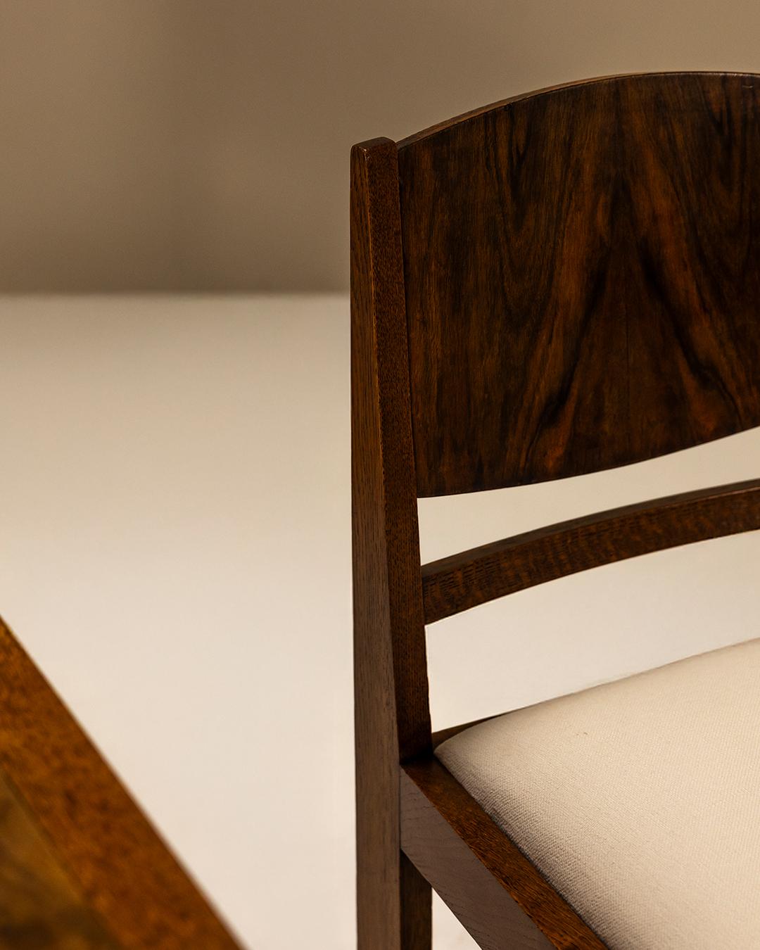 Set of Two Chairs and a Side Table by Pander, The Netherlands 1930s in vendita 13