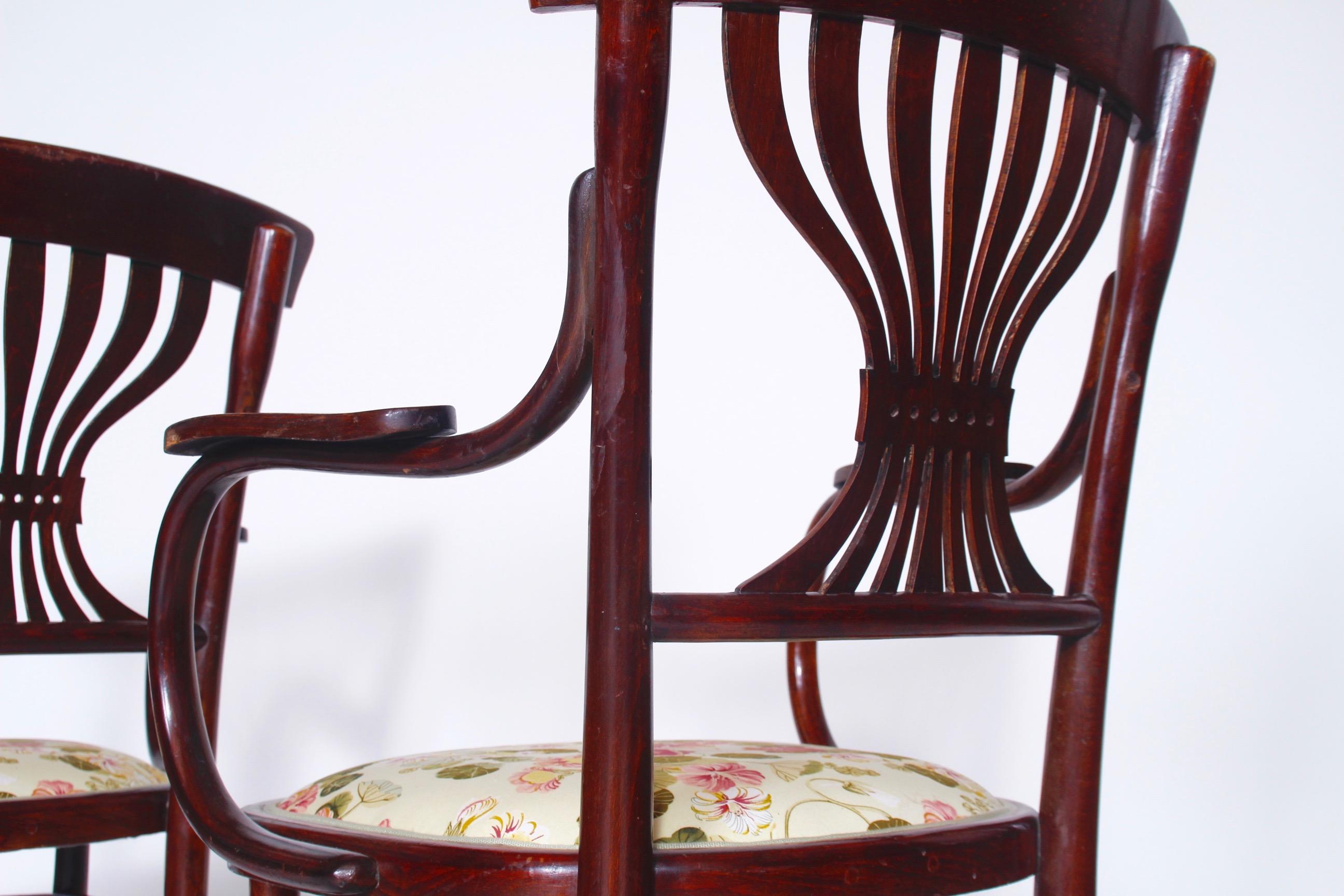 Set of Two Chairs and Two Armchairs, 1890s 1