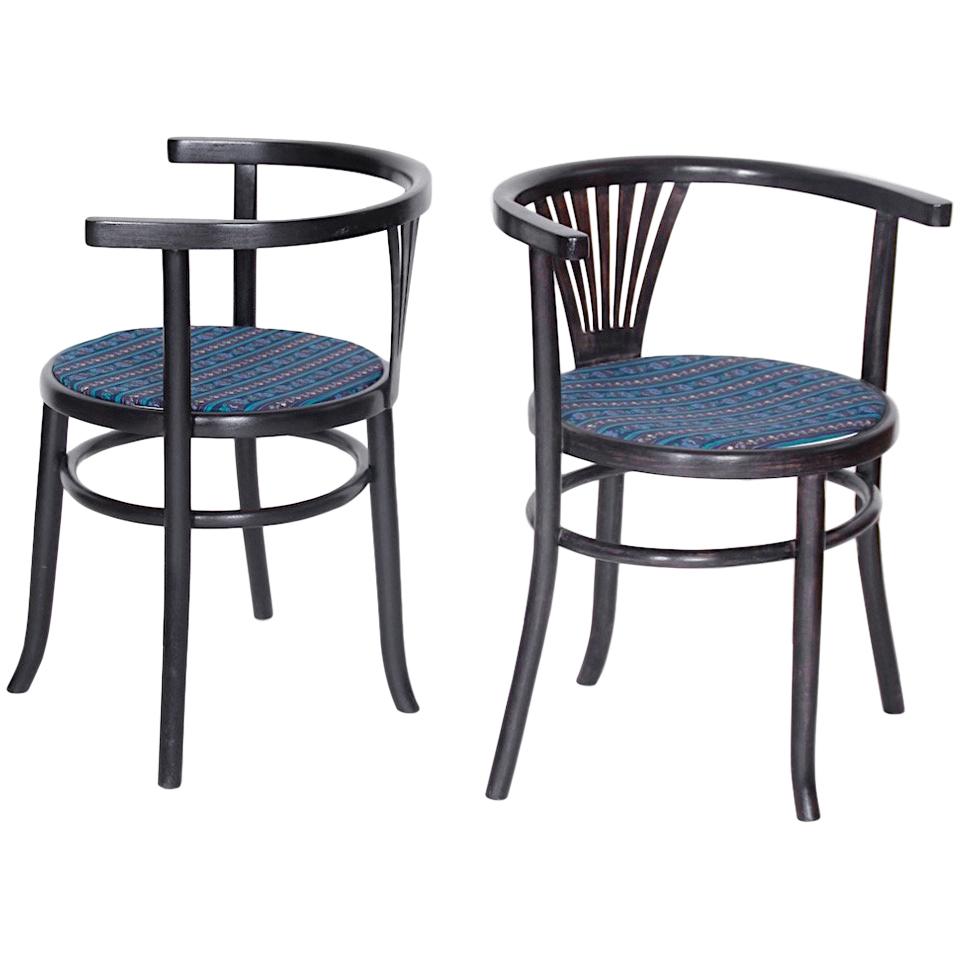 Set of Two Chairs Banker Thonet Mundus, 1929