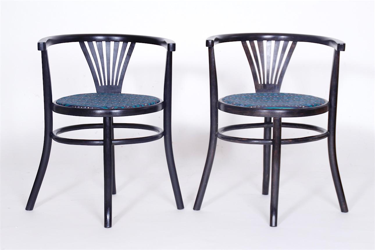 Mid-Century Modern Set of Two Chairs Banker Thonet Mundus, 1929
