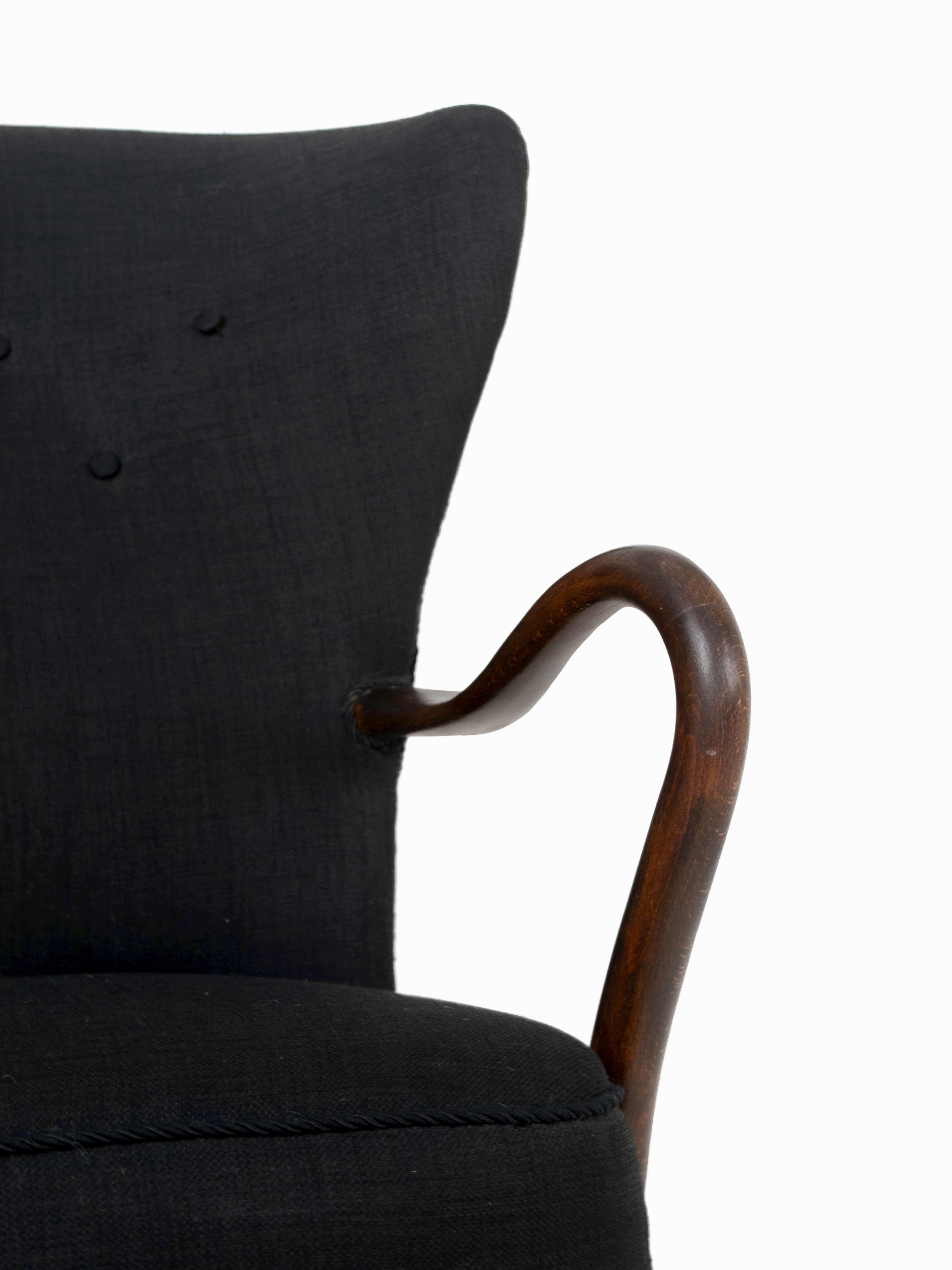 Set of Two Chairs by Alfred Christensen for Slagelse Møbelfabrik, Denmark, 1940s 2