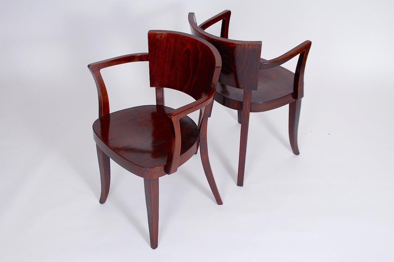 Set of Two Chairs by Thonet, 1920s In Good Condition In Praha, CZ