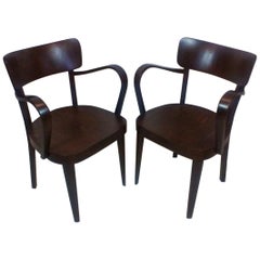 Set of Two Chairs by Thonet, 1940s