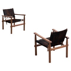 Set of Two Charlotte Perriand 533 Doron Hotel Armchair by Cassina
