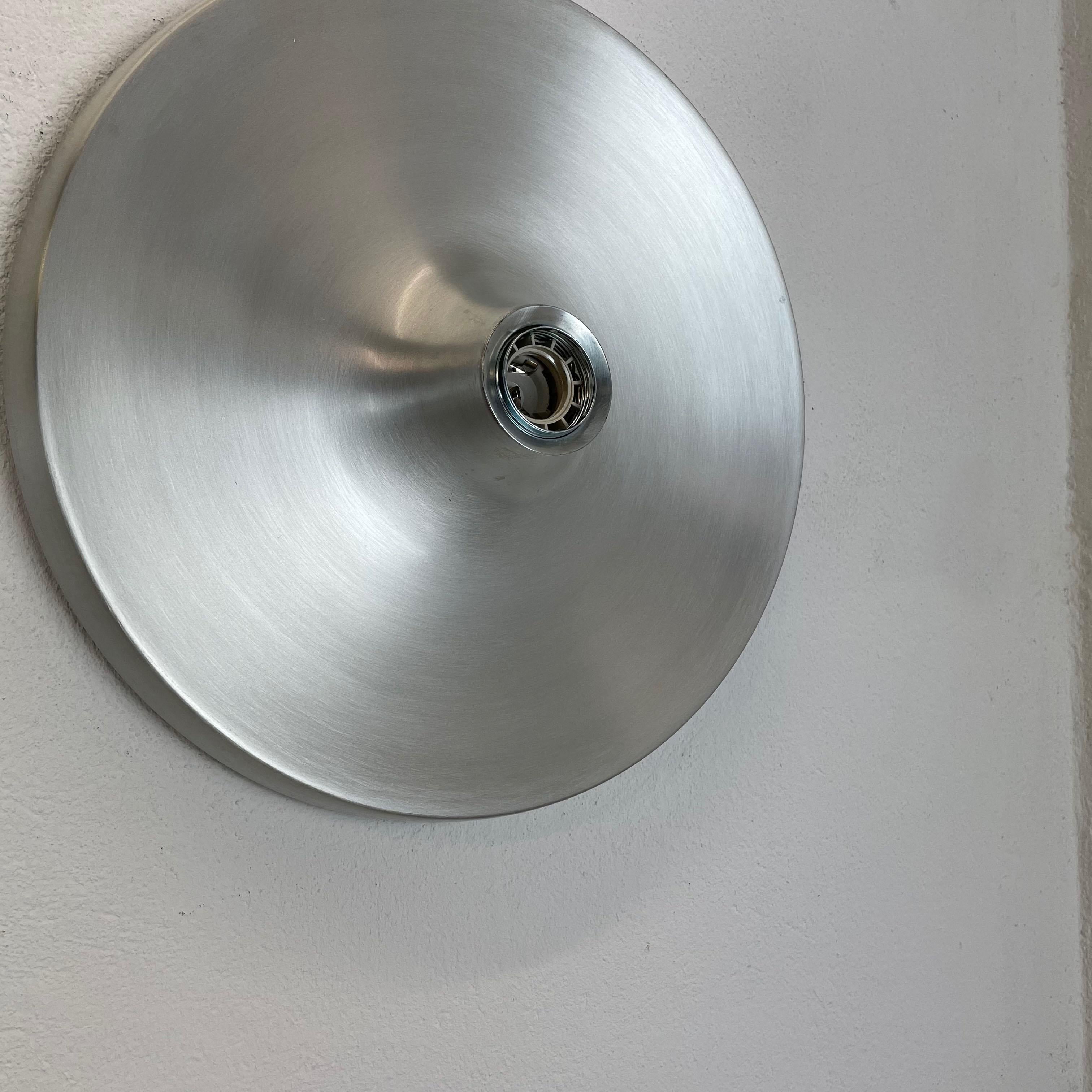 Set of Two Charlotte Perriand Disc Wall Light by Honsel Attrib, Germany, 1960s 4