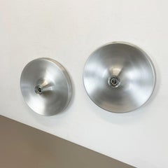 Set of Two Charlotte Perriand Disc Wall Light by Honsel Attrib, Germany, 1960s