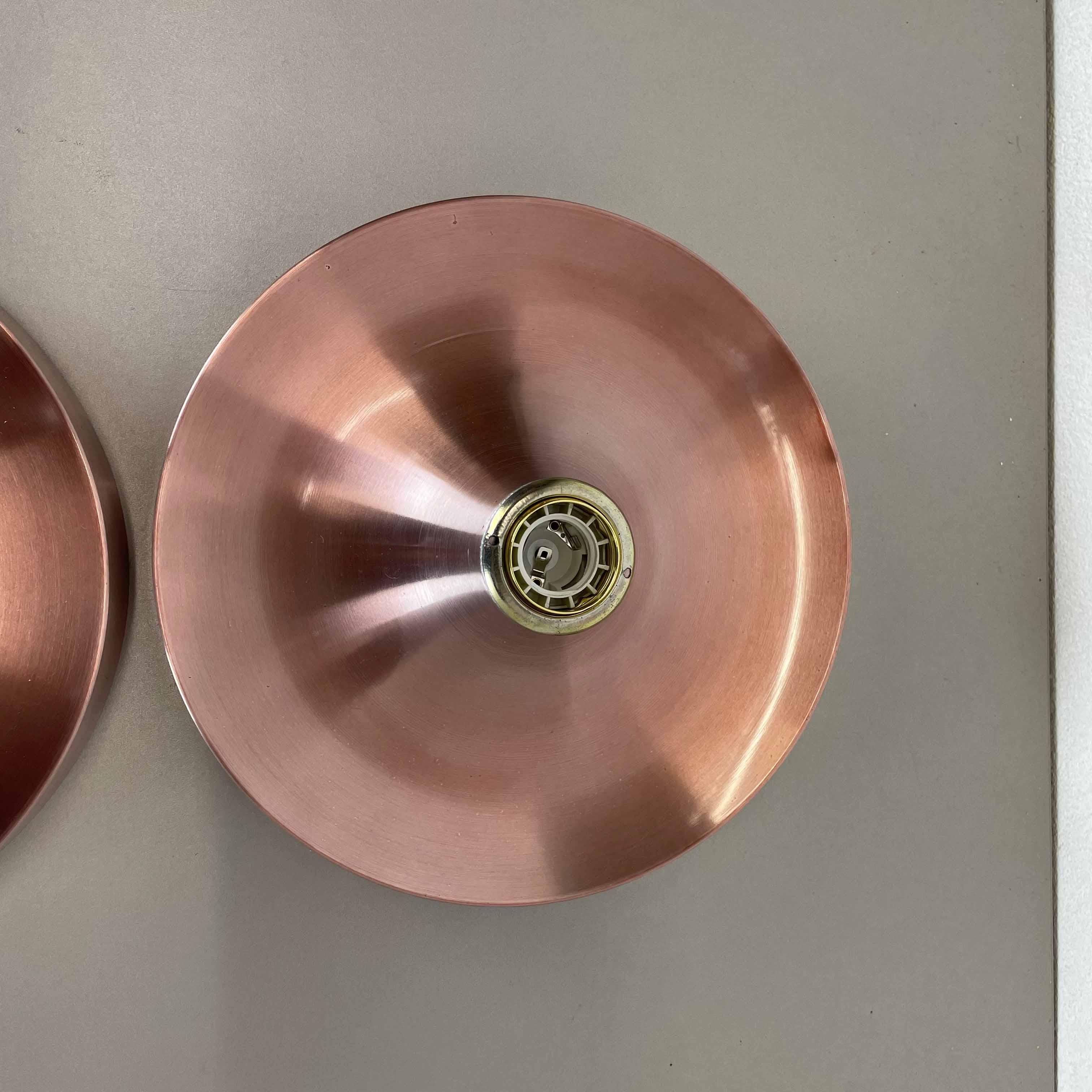 20th Century Set of Two Charlotte Perriand Disc Wall Light by Honsel, Germany, 1960s
