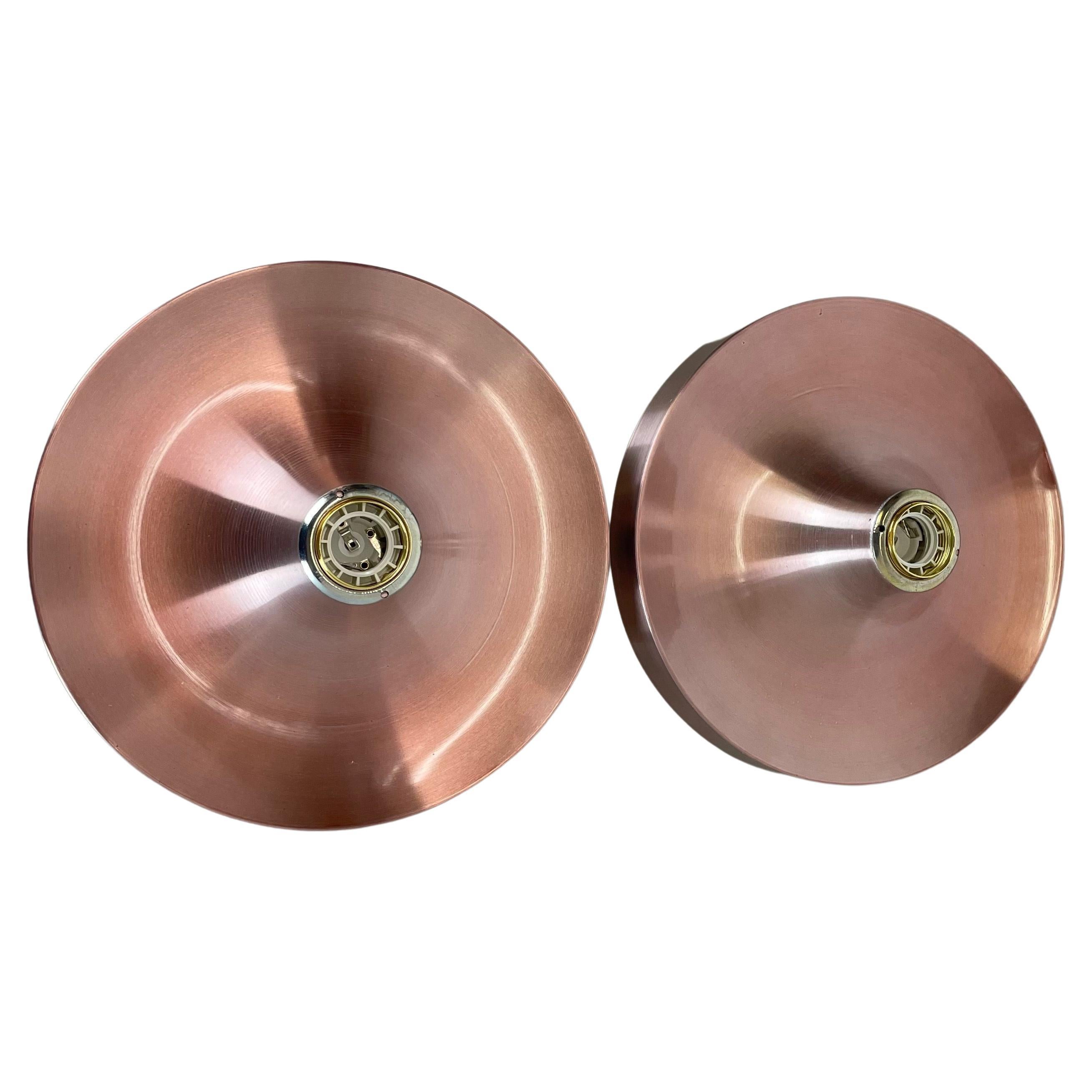 Set of Two Charlotte Perriand Disc Wall Light by Honsel, Germany, 1960s