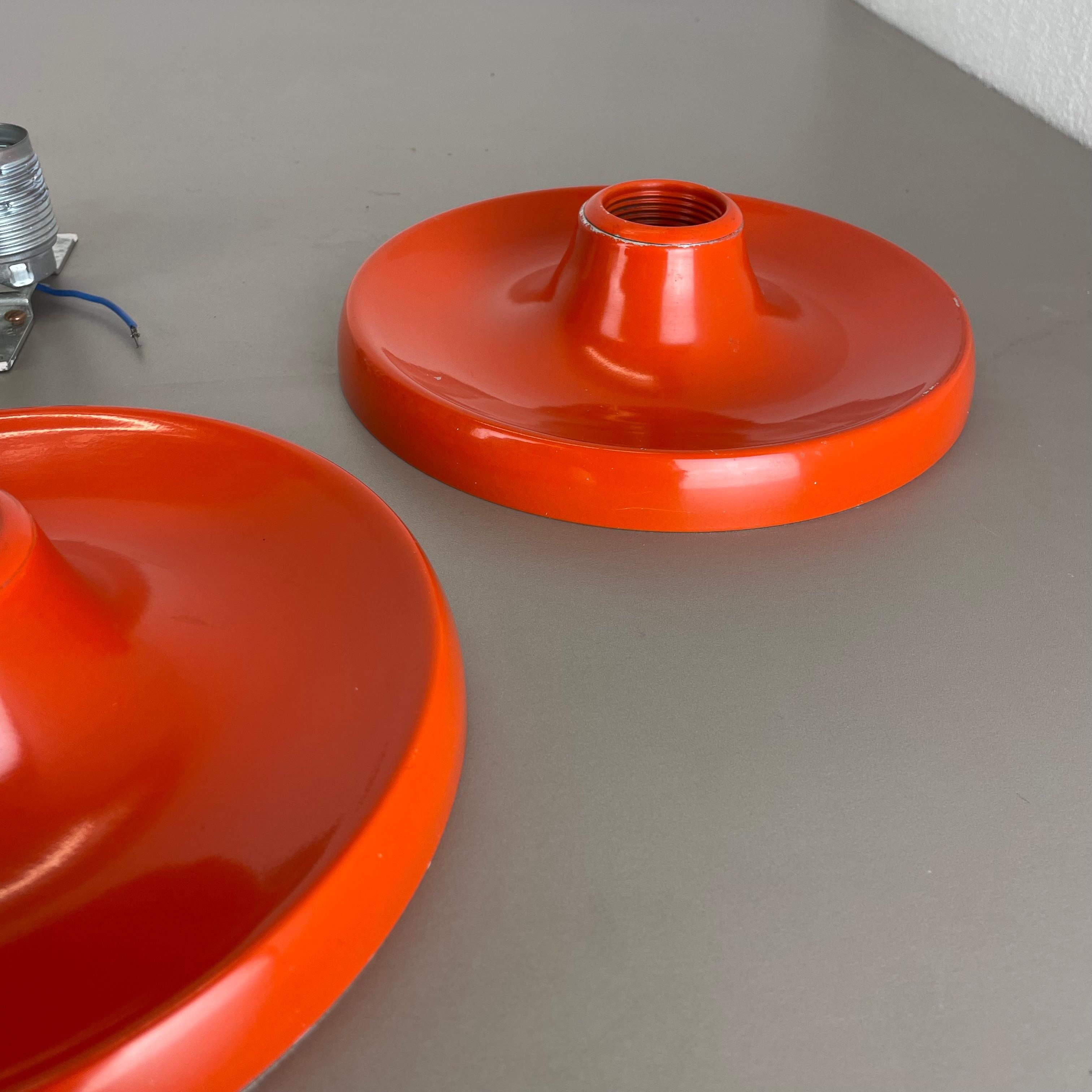 Set of Two Charlotte Perriand Style Disc Wall Light by Honsel Attr., Germany 70s 10