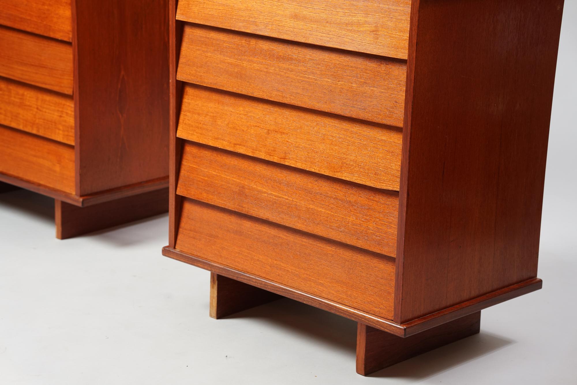 Set of Two Chest of Drawers, Ilmari Tapiovaara, Asko, 1960s In Good Condition For Sale In Helsinki, FI