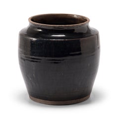 Set of Two Chinese Glazed Pantry Jars, circa 1900
