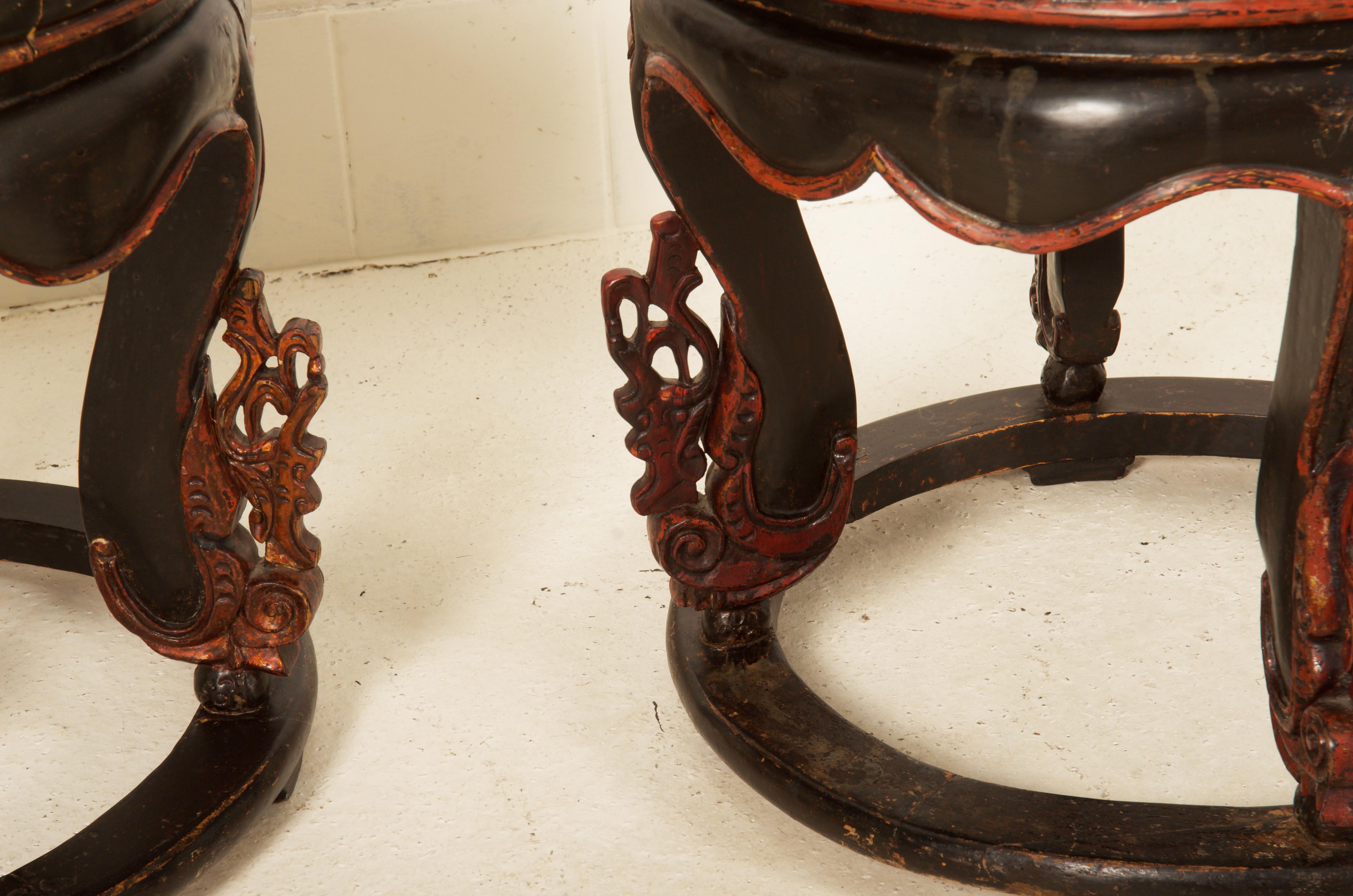Set of Two Chinese Side Chairs  For Sale 10