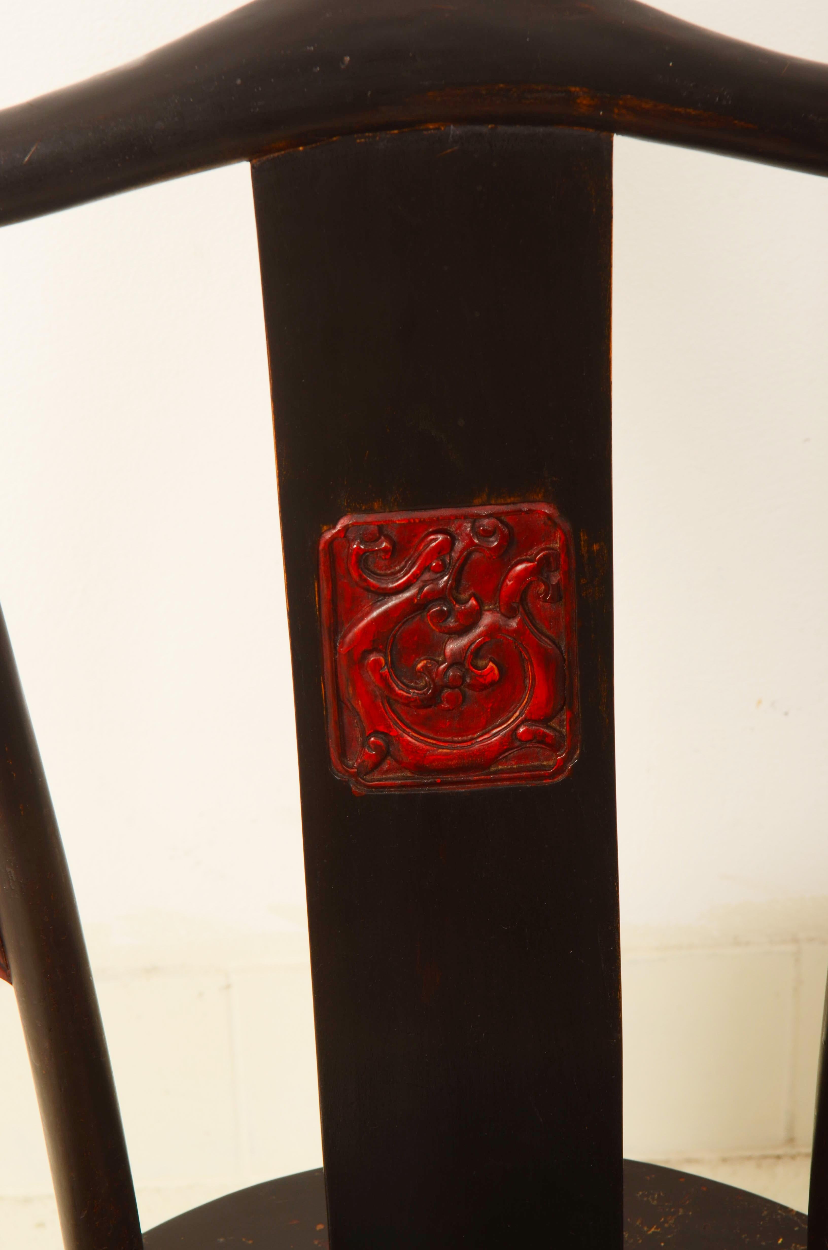 Set of Two Chinese Side Chairs  For Sale 1