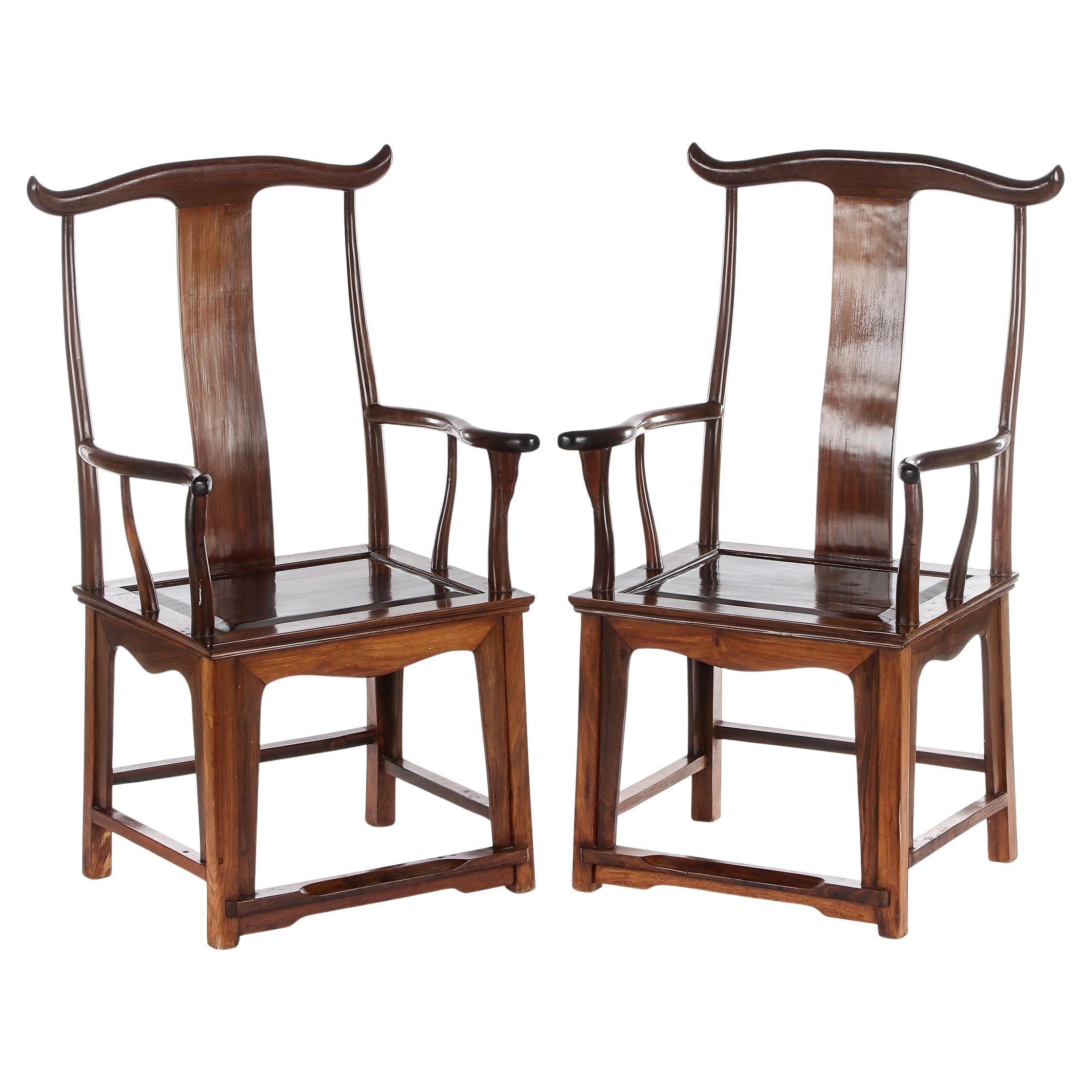 Set of Two Chinese Side Chairs