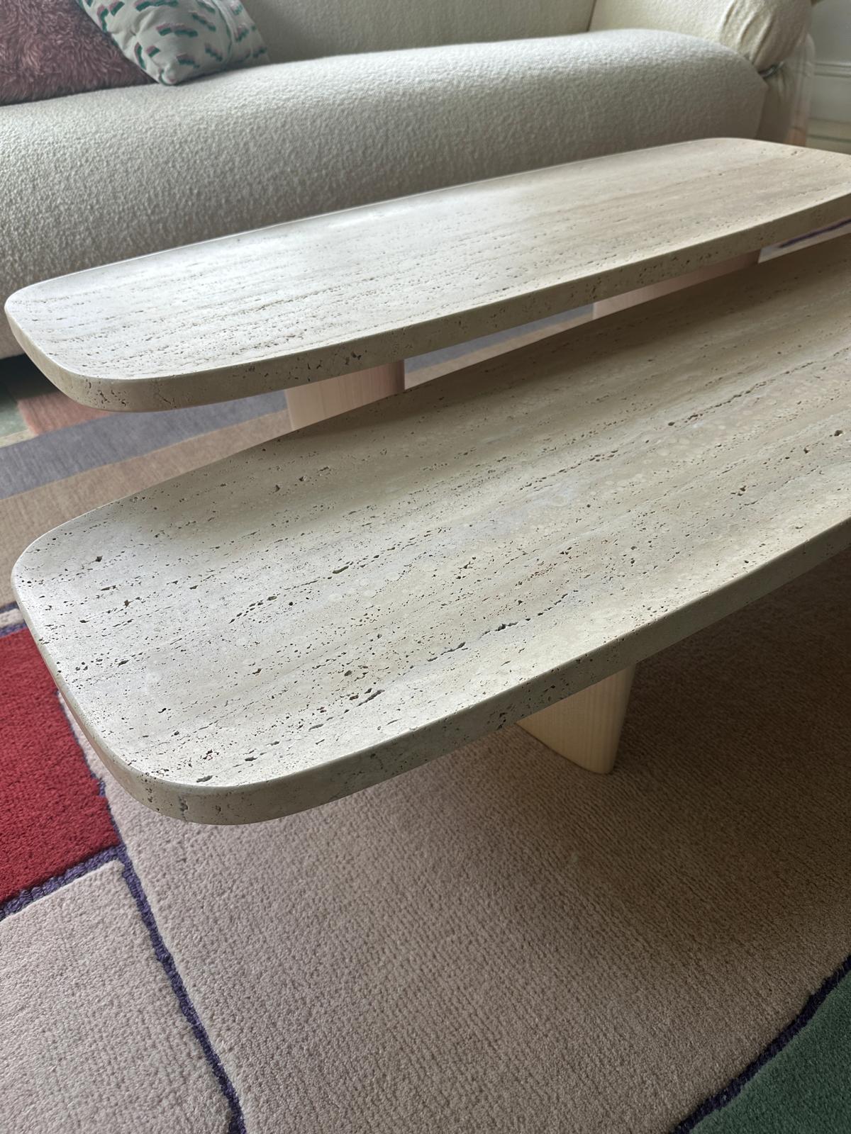 Set of Two ClassiCon Materia Coffee Tables by Christian Haas in Stock For Sale 4