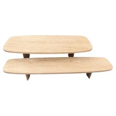 Ensemble de deux tables ClassiCon Materia de Christian Haas en stock