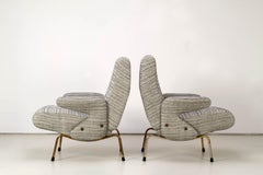 Set of Two Club Chairs "Delfino" by Erberto Carboni for Arflex, 1950s