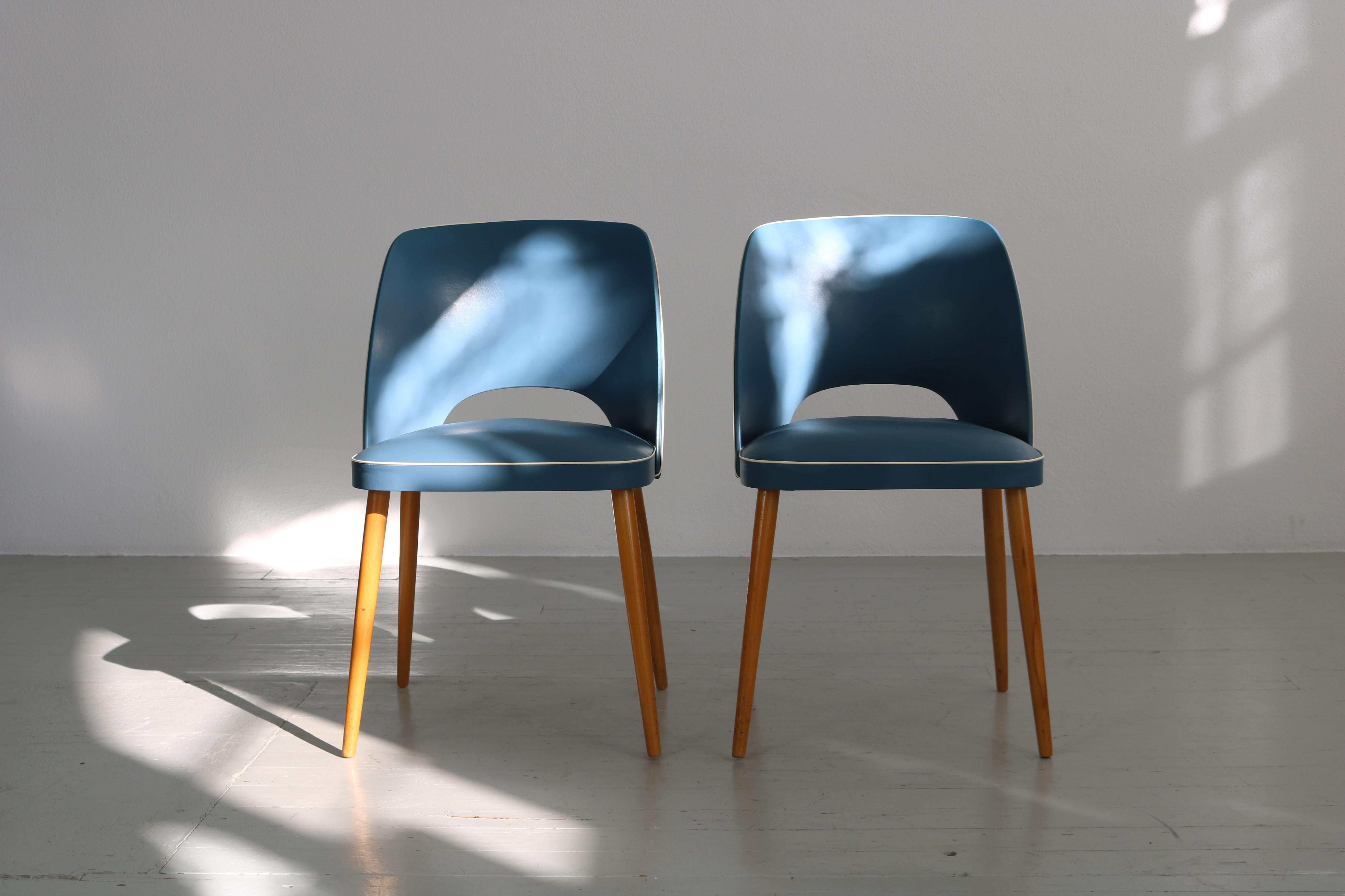 Set of Two Cocktail Chairs, Germany 1950s 6