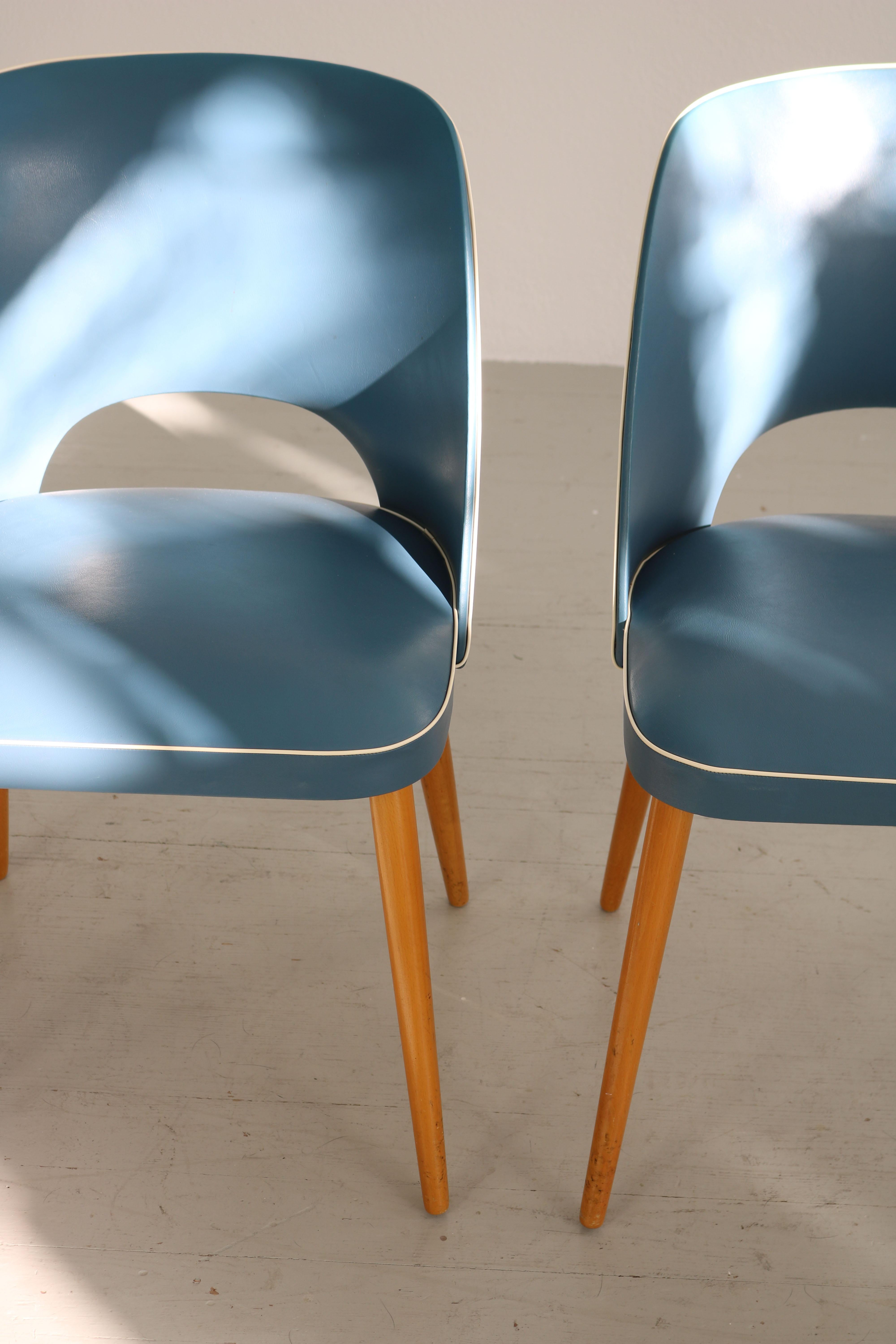 Set of Two Cocktail Chairs, Germany 1950s 8
