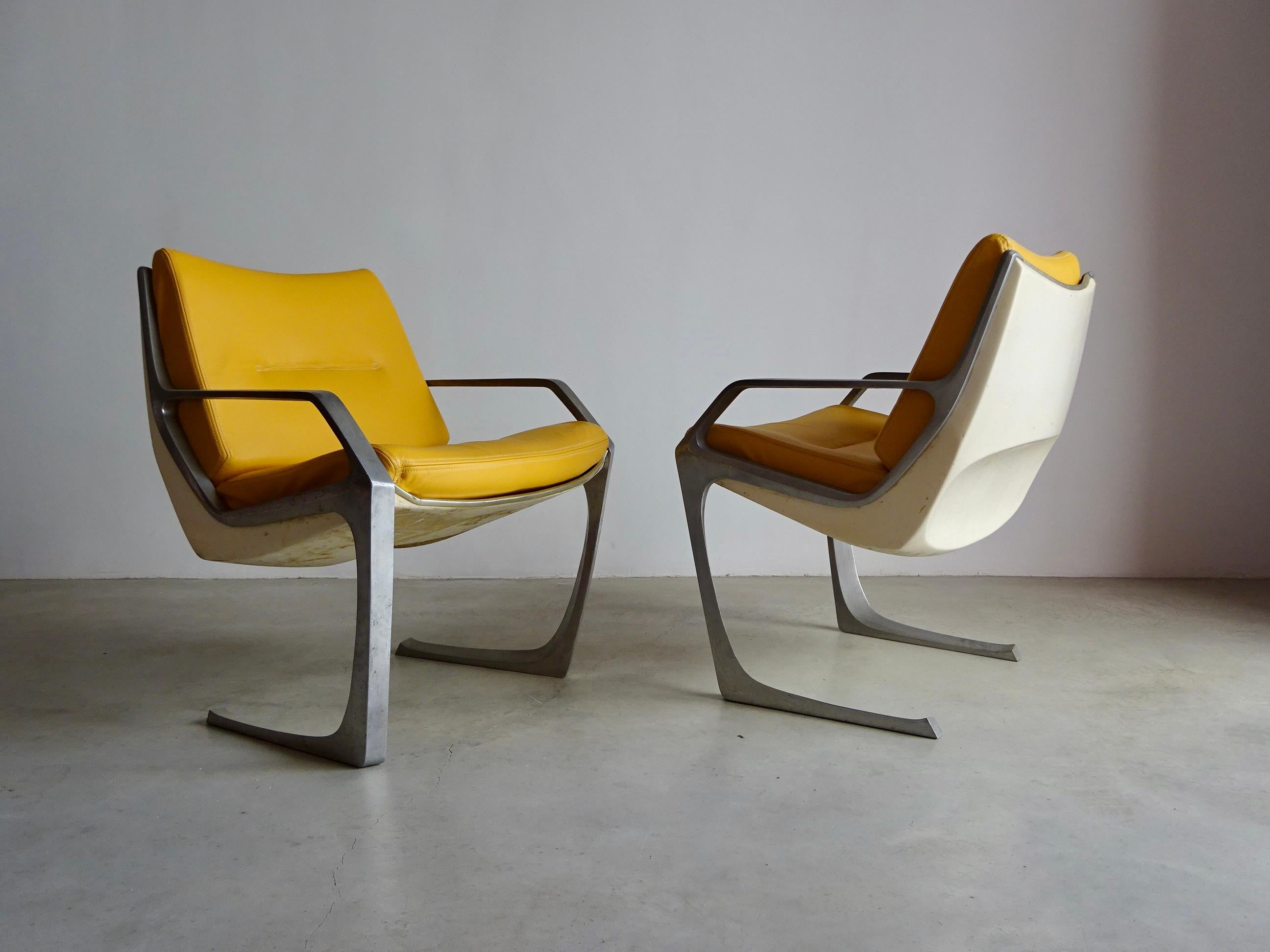 Ensemble de deux fauteuils Commander, Jorge Zalszupin pour l'Atelier. Brésil, 1972. en vente 7