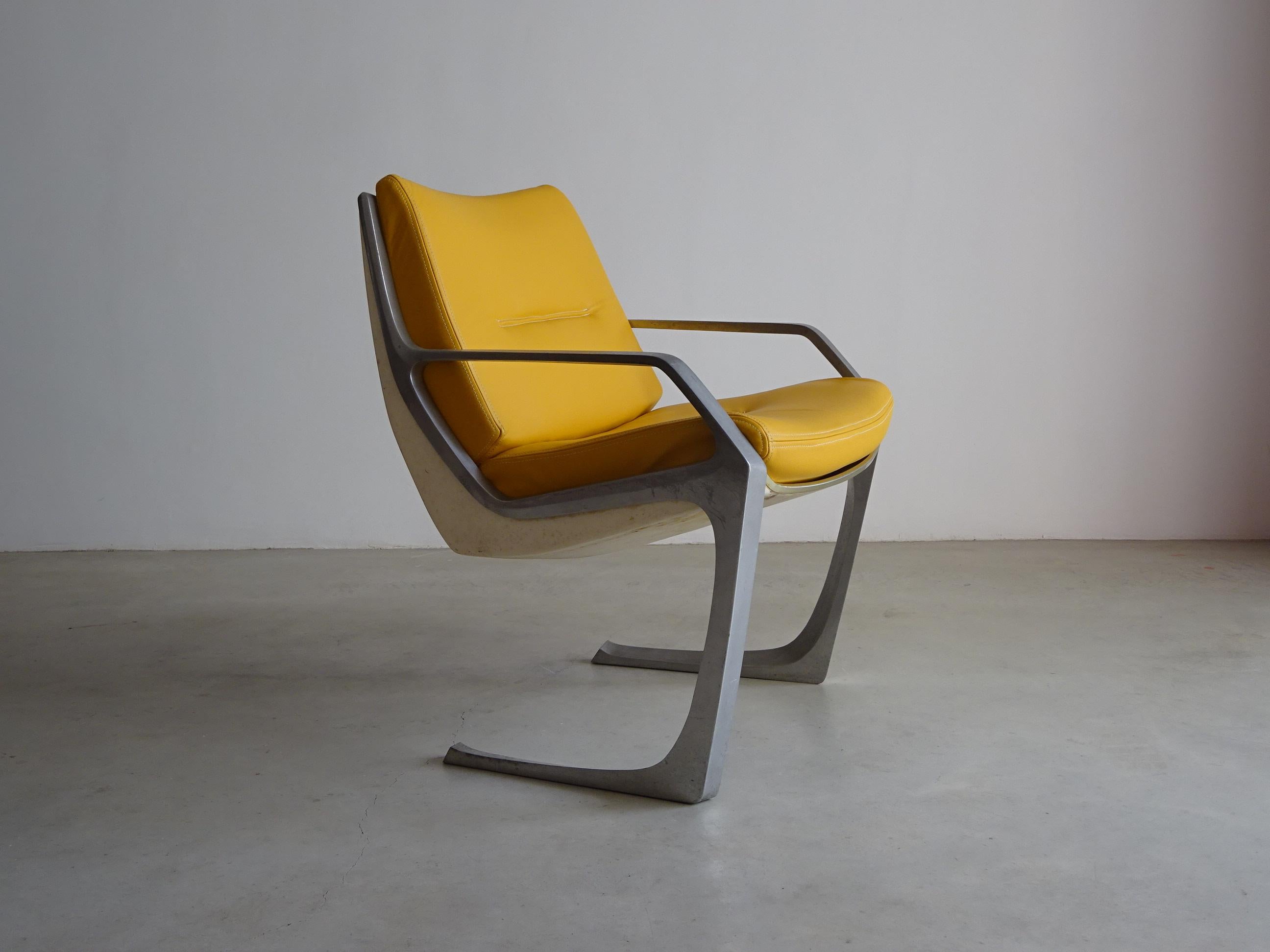 Mid-Century Modern Ensemble de deux fauteuils Commander, Jorge Zalszupin pour l'Atelier. Brésil, 1972. en vente