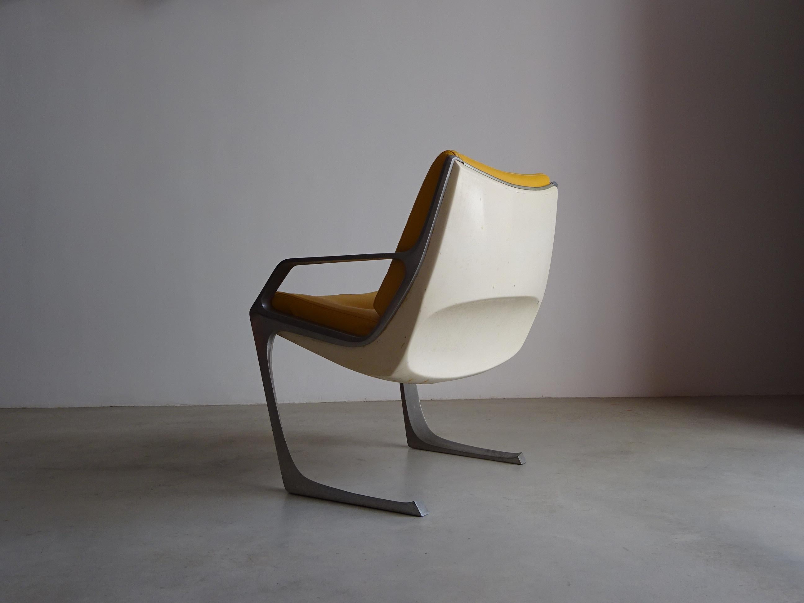 Ensemble de deux fauteuils Commander, Jorge Zalszupin pour l'Atelier. Brésil, 1972. Bon état - En vente à Barcelona, ES