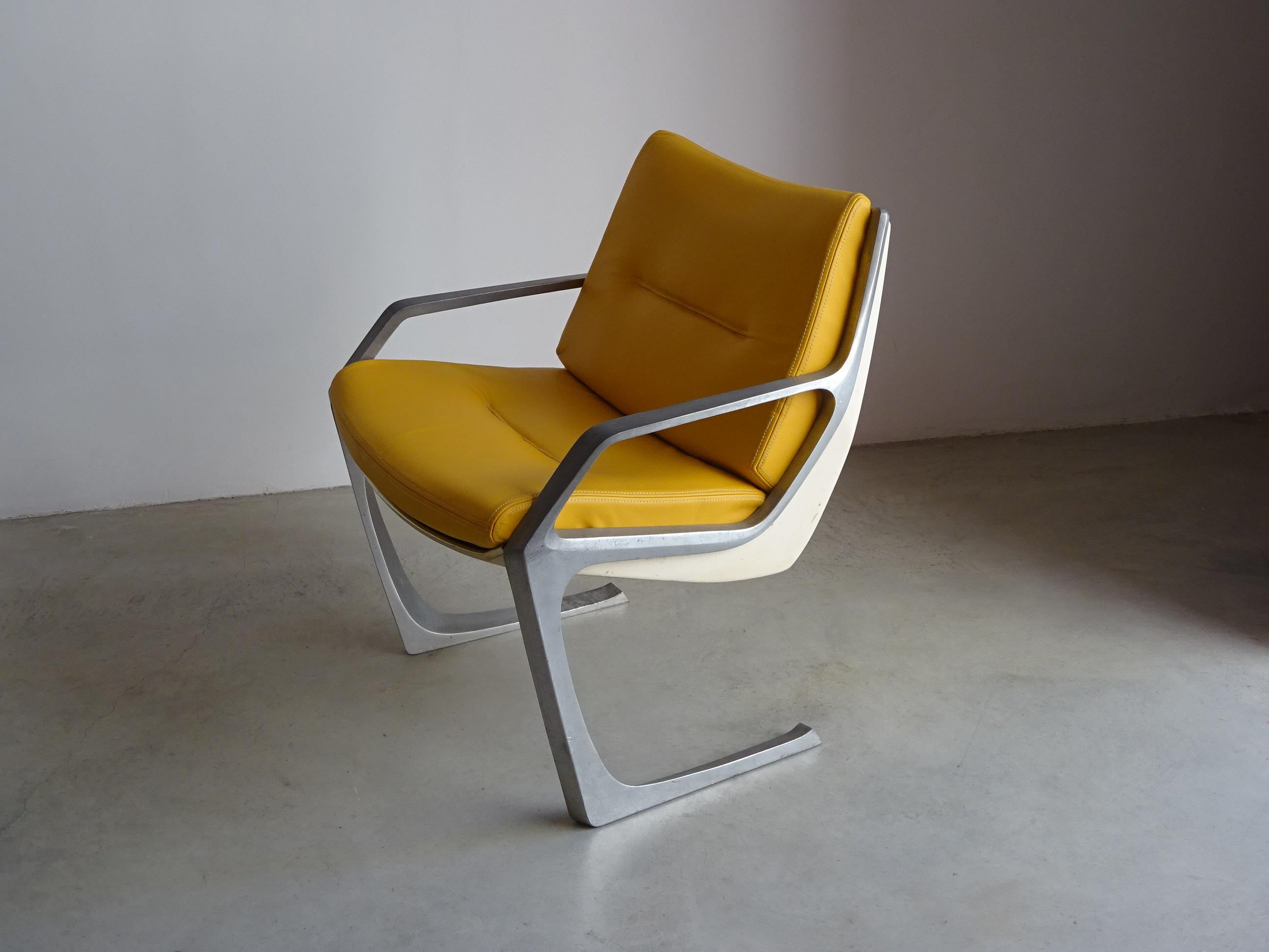 Ensemble de deux fauteuils Commander, Jorge Zalszupin pour l'Atelier. Brésil, 1972. en vente 1