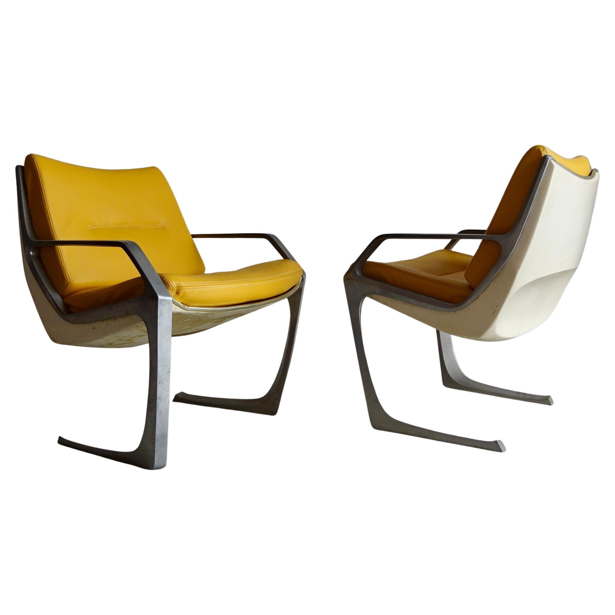 Set of two Commander armchairs, Jorge Zalszupin for l’Atelier. Brazil, 1972.