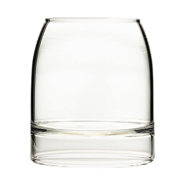 EU Clients Set of 2 Contemporary Minimal Rare Whiskey Glasses Handmade in Stock