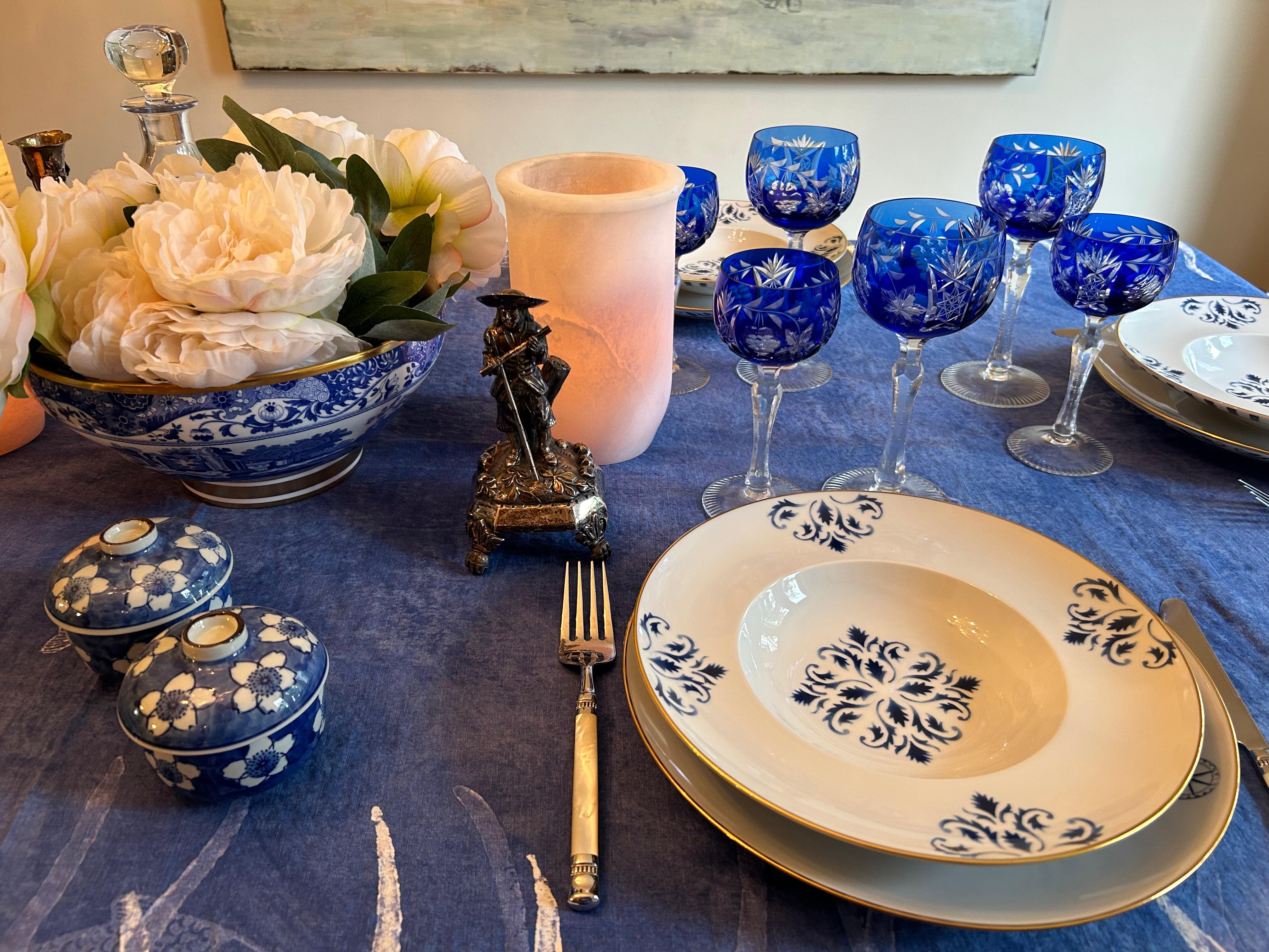  Ensemble de bols de Copeland Spode, motif italien bleu et blanc en vente 5