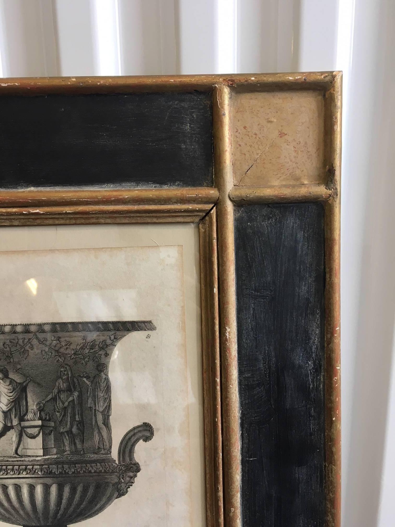 Set of Two Copper Plate Vase Engravings, Giovanni Battista Piranesi, circa 1821 10
