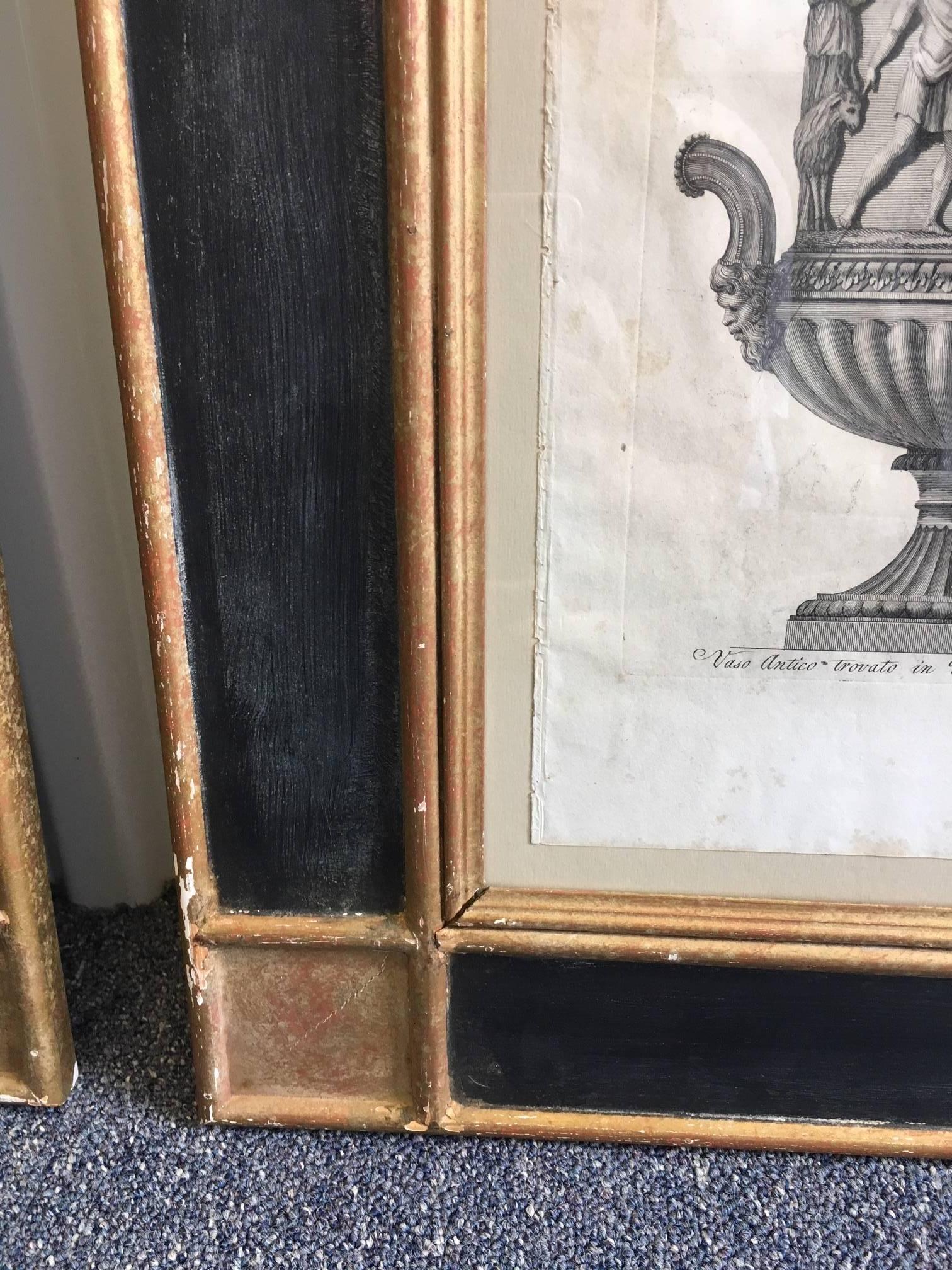 Set of Two Copper Plate Vase Engravings, Giovanni Battista Piranesi, circa 1821 11
