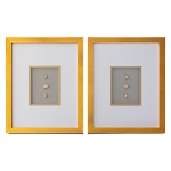 Set of Two Custom Framed 19th Century Italian Grand Tour Intaglios, circa 1820