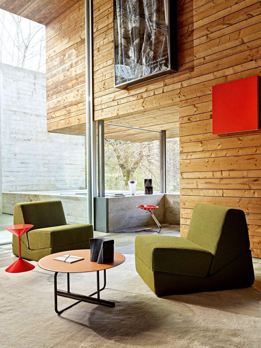 Set of Two Customizable Zanotta Tempo Side Tables by Prospero Rasulo For Sale 11