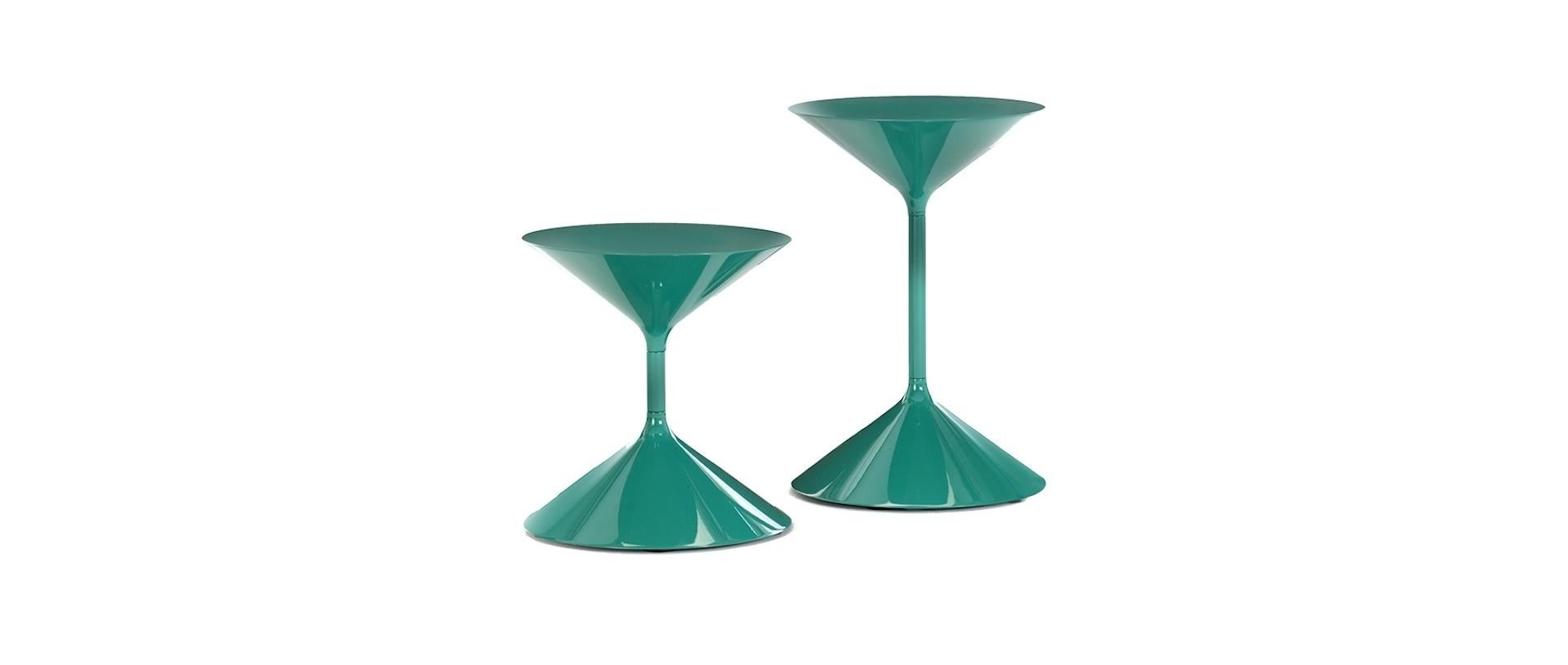 Ensemble de deux tables d'appoint Zanotta Tempo personnalisables par Prospero Rasulo en vente 12